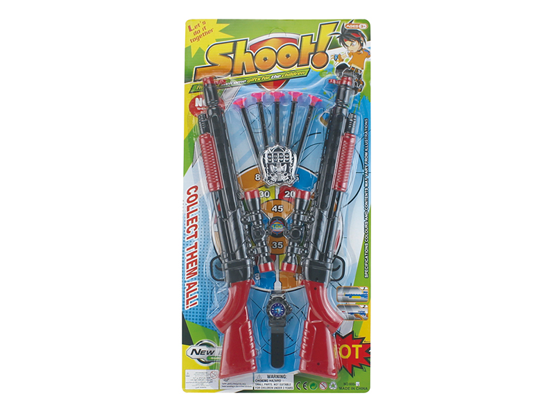 Double Needle Guns Set