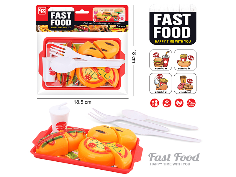 Hamburger Fast Food Set