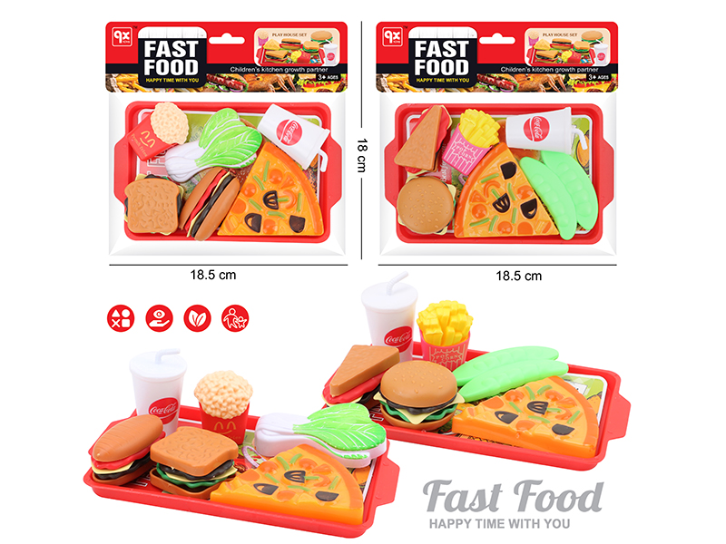 Hamburger Fast Food Set