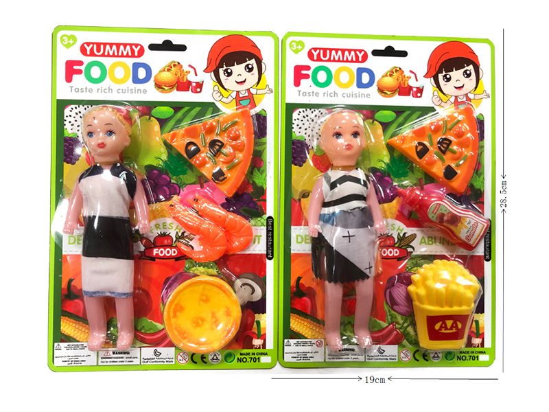 Foods Toys + Doll