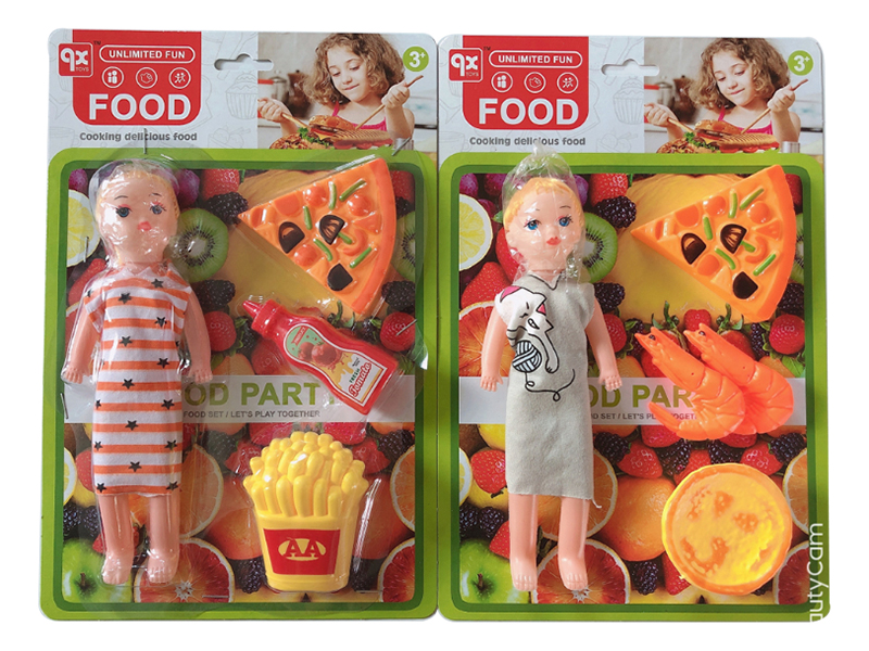 Foods Toys + Doll