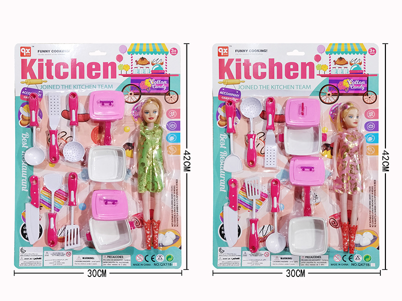 Kitchen Set + Doll