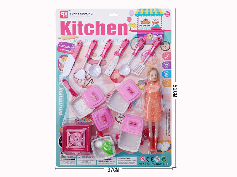 Kitchen Set + Doll