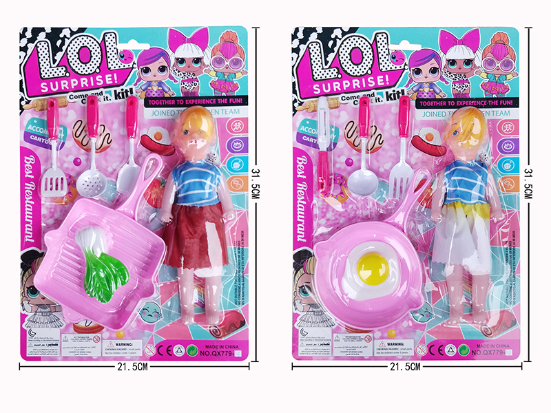 Kitchen Set + Doll