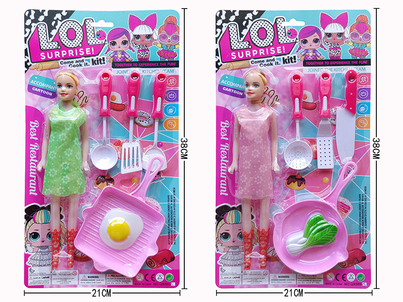 Kitchen Set + Doll
