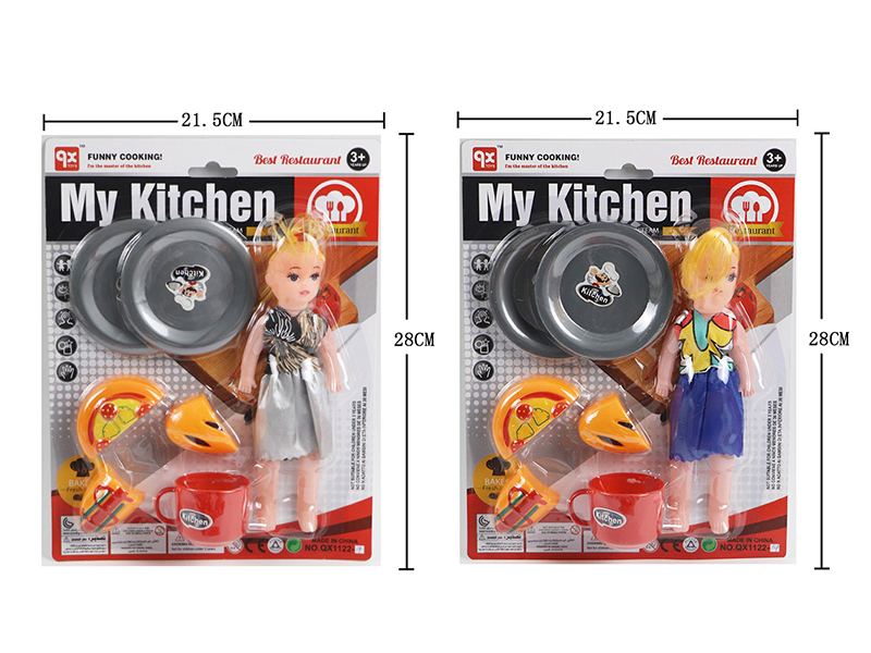 Kitchen Set + Doll