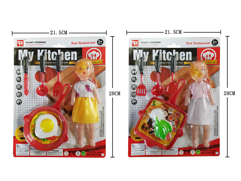 Kitchen Set + Doll