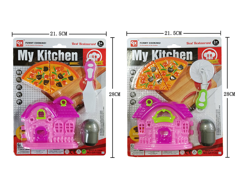 Pizza Cutting Toys + Villa