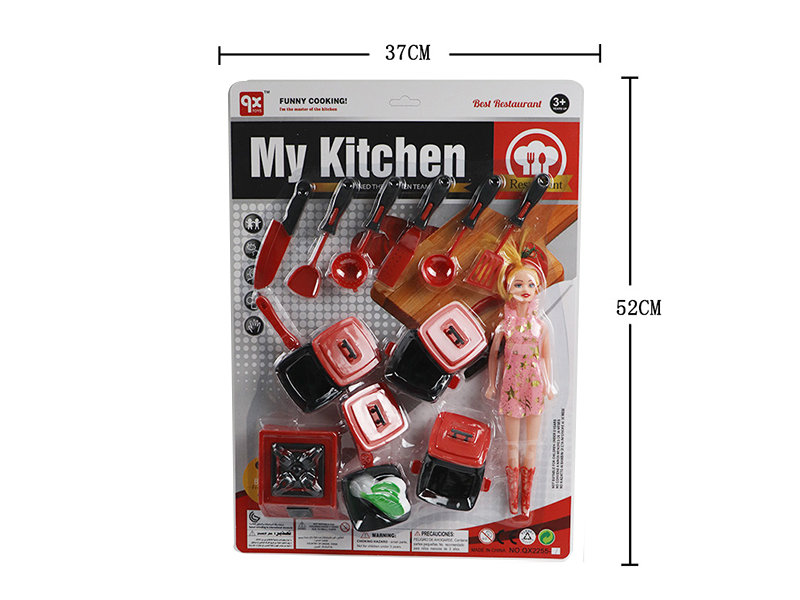 Kitchen Set + Doll