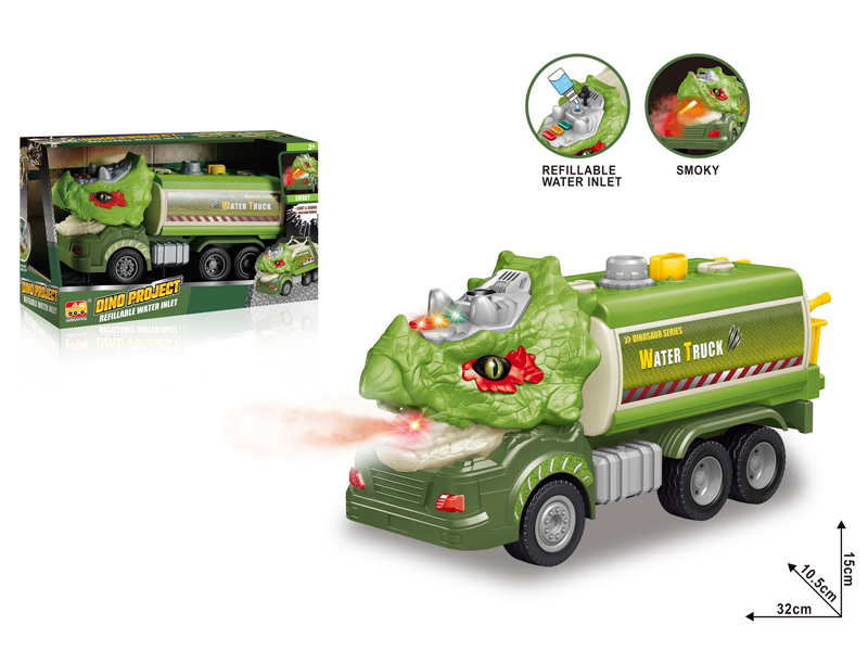 1:16 Friction Triceratops Sanitation Truck