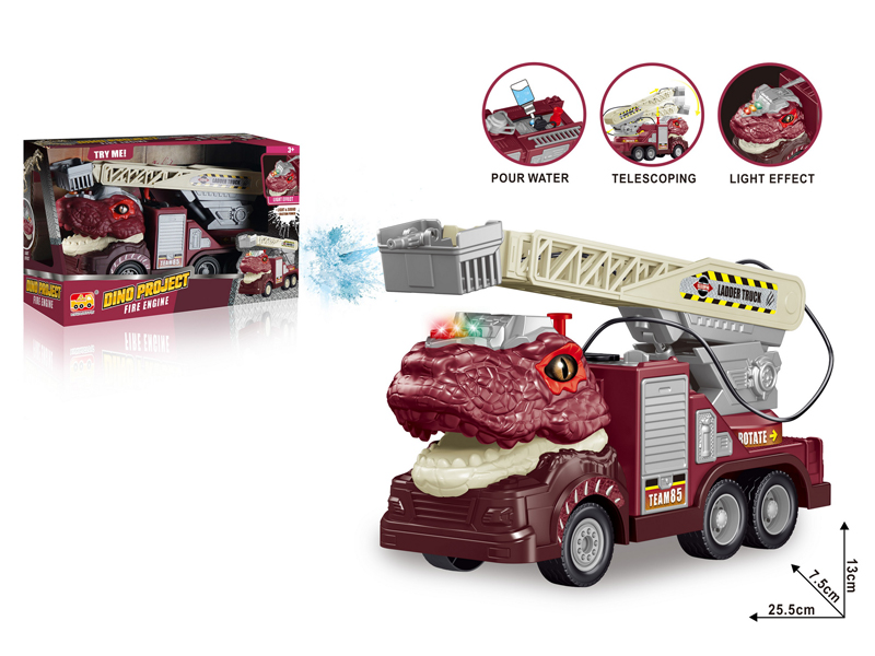 1:20 Friction Tyrannosaurus Rex Ladder Truck