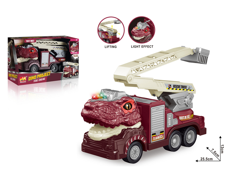 1:20 Friction Tyrannosaurus Rex Fire Engine