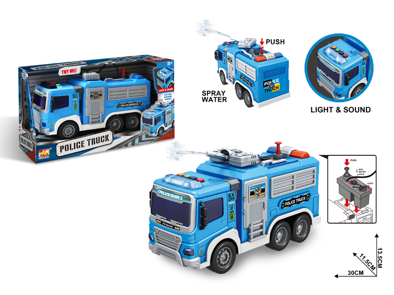 1:16 Friction Fire Fighting Vehicle