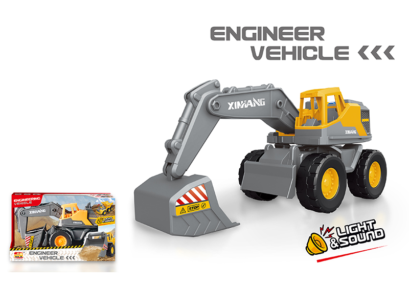 Friction Engineering Excavation Vehicle With Light And Sound