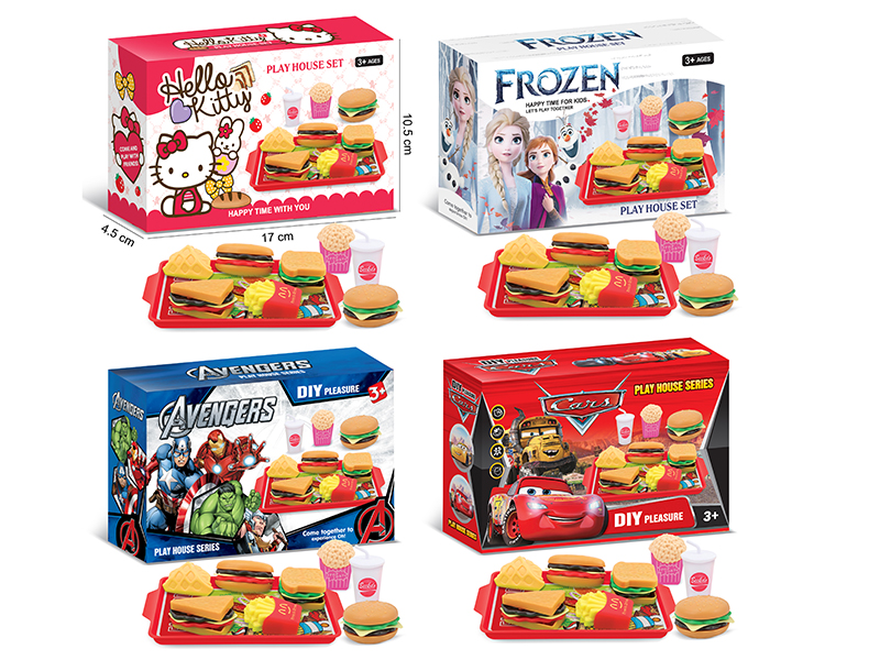 Hamburger Fast Food Set