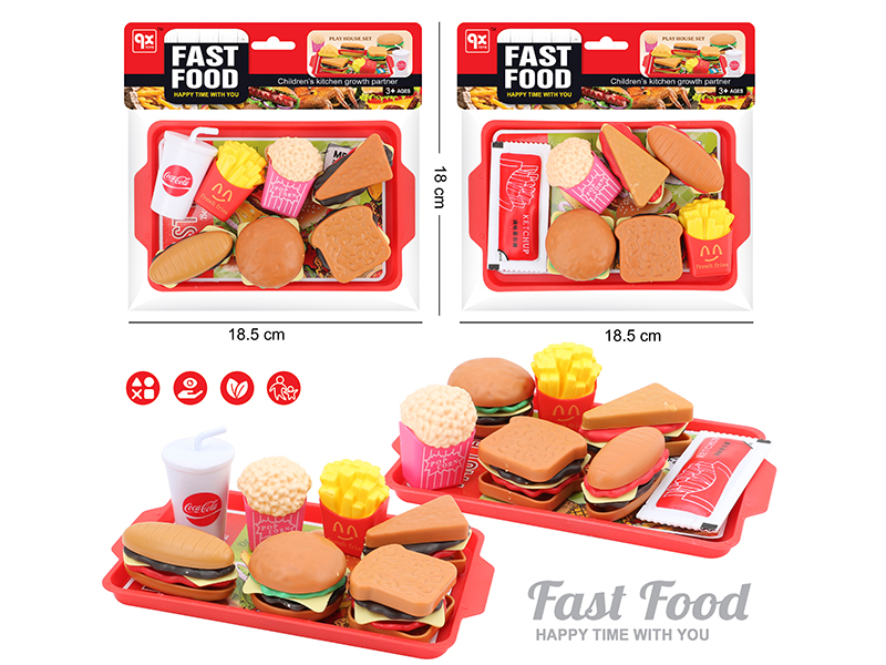 Hamburger Fast Food Set