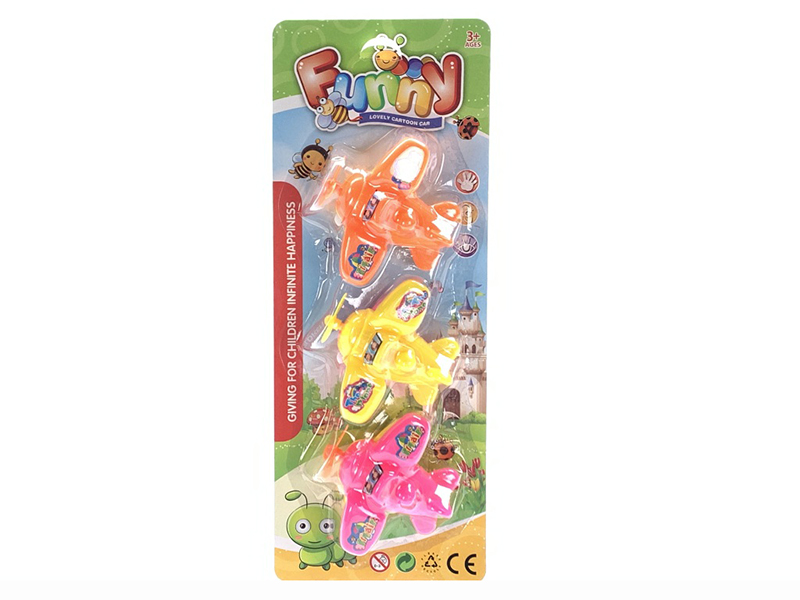Slide Solid Color Cartoon Airplane