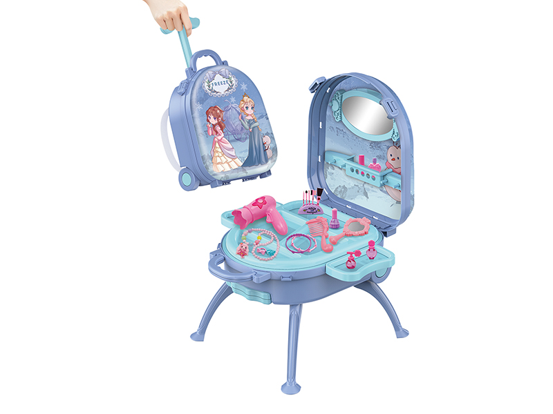 Frozen 4 In 1 Girl Dress Up Metal Case Backpack