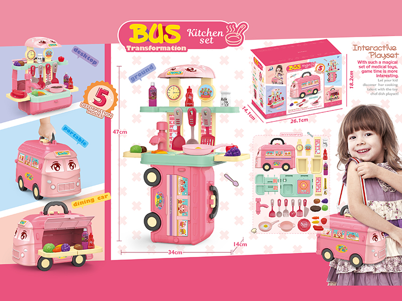 5 In 1 DIY Bus Kitchen Set