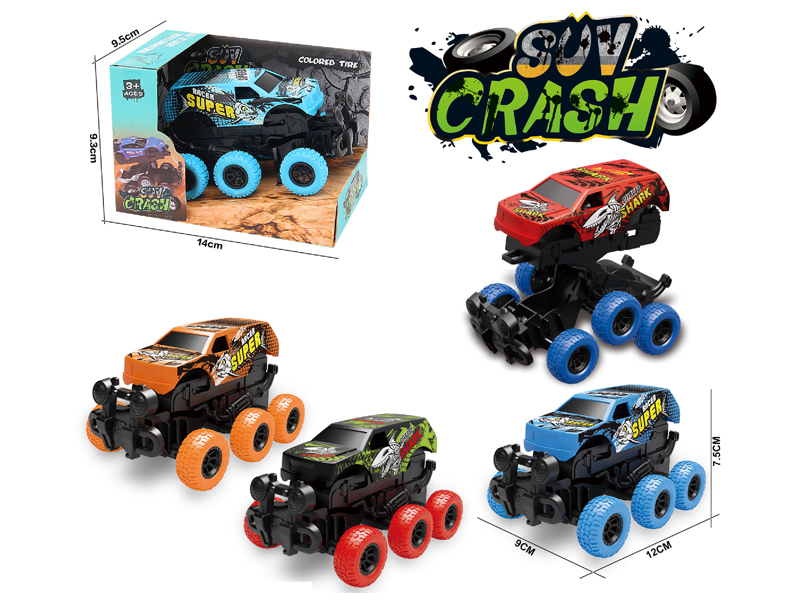 Friction 6WD Collision Transformable Off-Road Vehicle