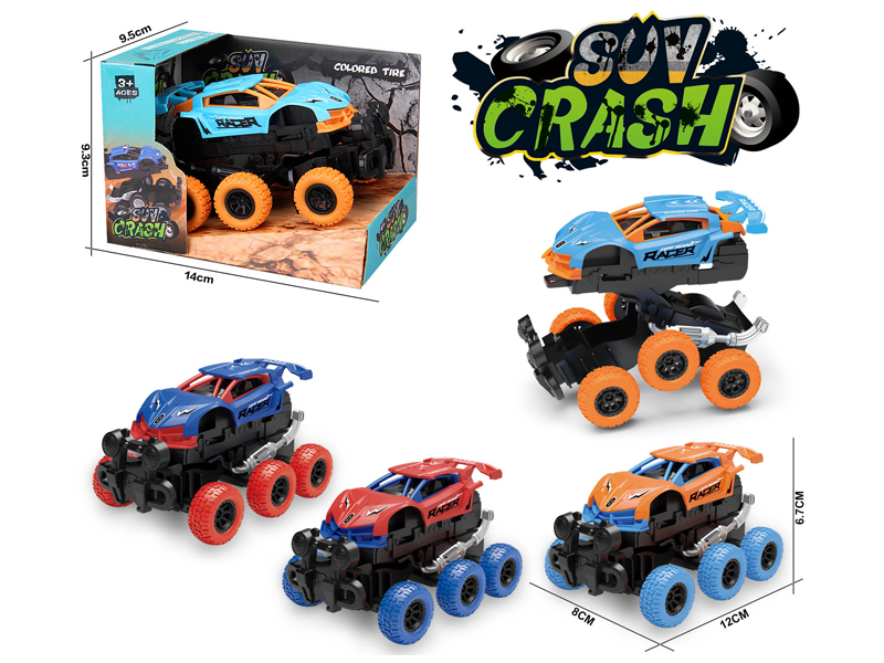 Friction 6WD Collision Transformable Off-Road Vehicle