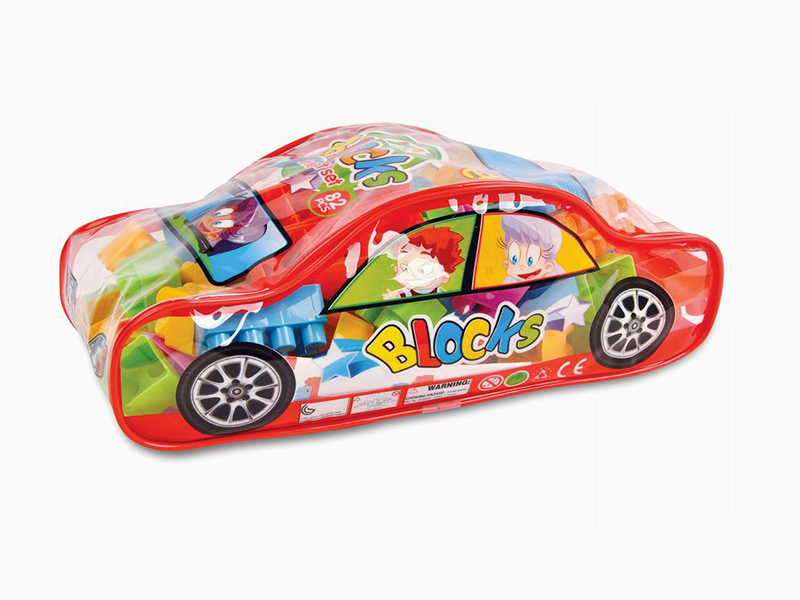 Car Shape Handbag Building Blocks 82pcs