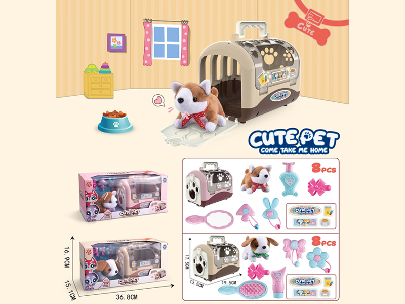 8PCS Pet Cage Toy