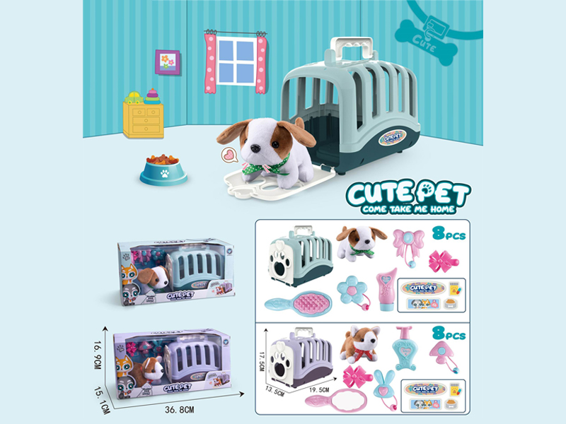 8PCS Pet Cage Toy