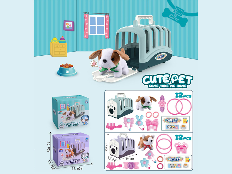 12PCS Pet Cage Toy