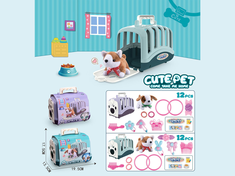 12PCS Pet Cage Toy