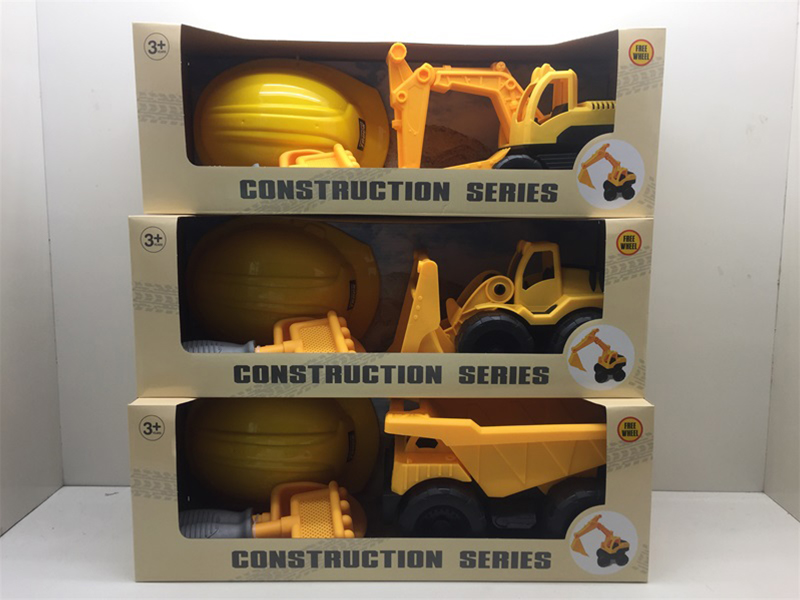 Slide Engineering Vehicle With Hat And Tools