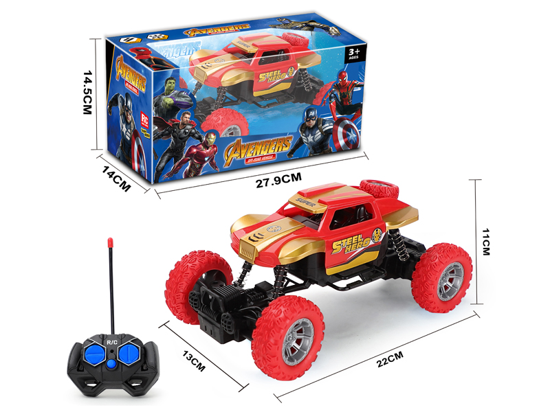 4Ch R/C Iron Man Leather Wheel Climbing Car With Light