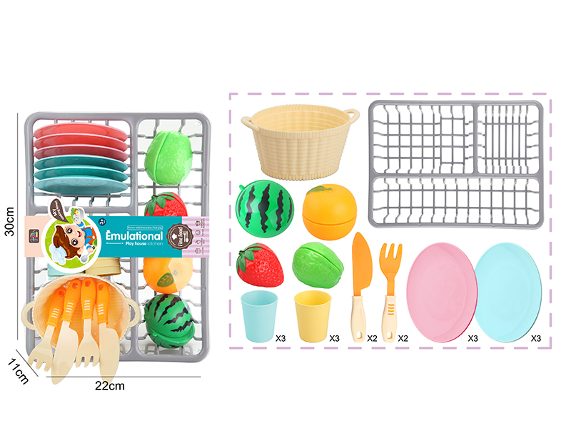 Tableware Fruits Cutting Toys