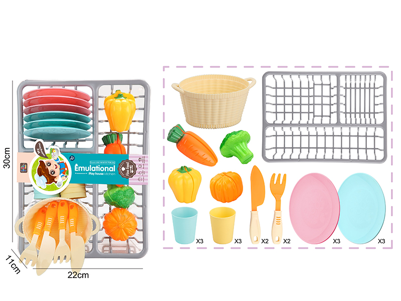 Tableware Vegetable Cutting Toys