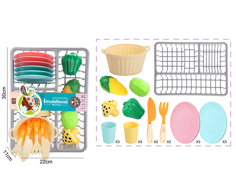 Tableware Vegetable Cutting Toys