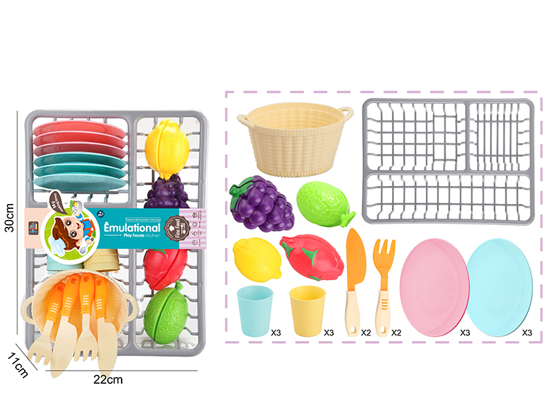 Tableware Fruits Cutting Toys