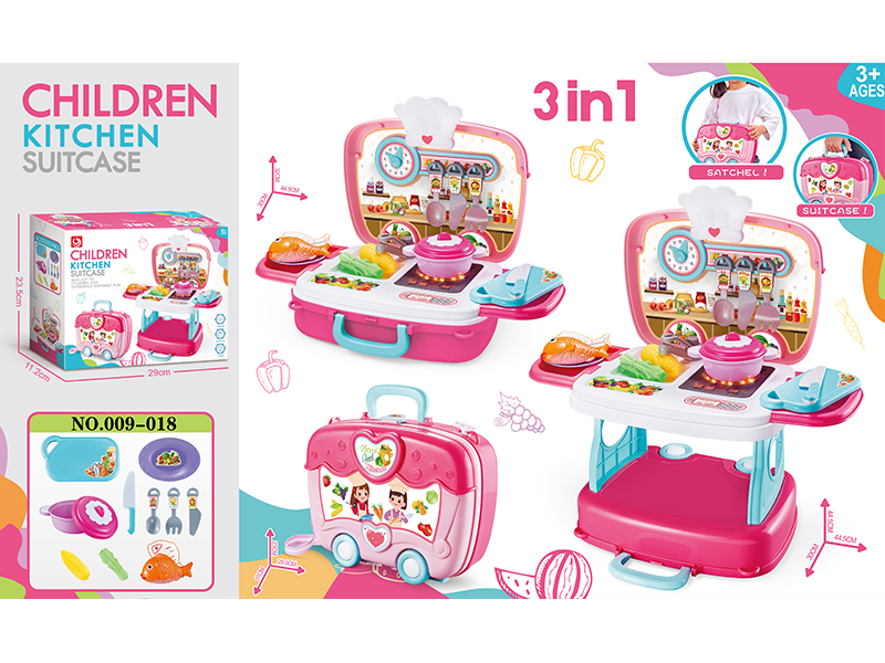 Children Kitchen Suitcase(3 In 1)