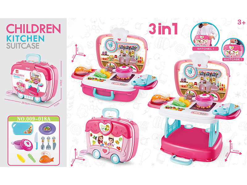Children Kitchen Suitcase(3 In 1)