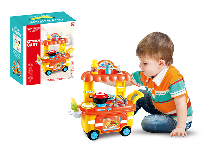Play House Toys Kitchen Storage Cart