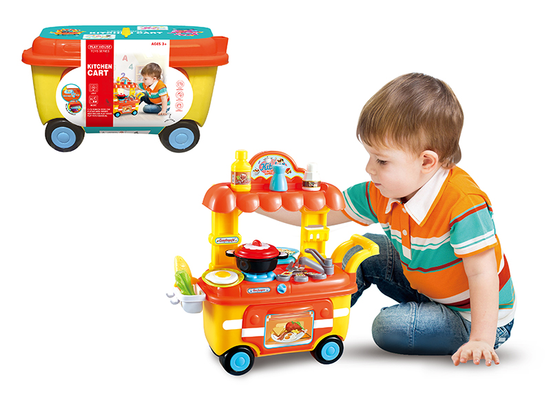 Play House Toys Kitchen Storage Cart