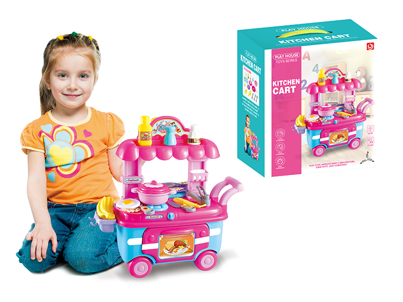 Play House Toys Kitchen Storage Cart