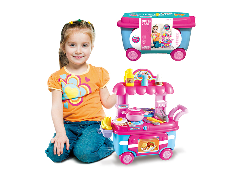 Play House Toys Kitchen Storage Cart