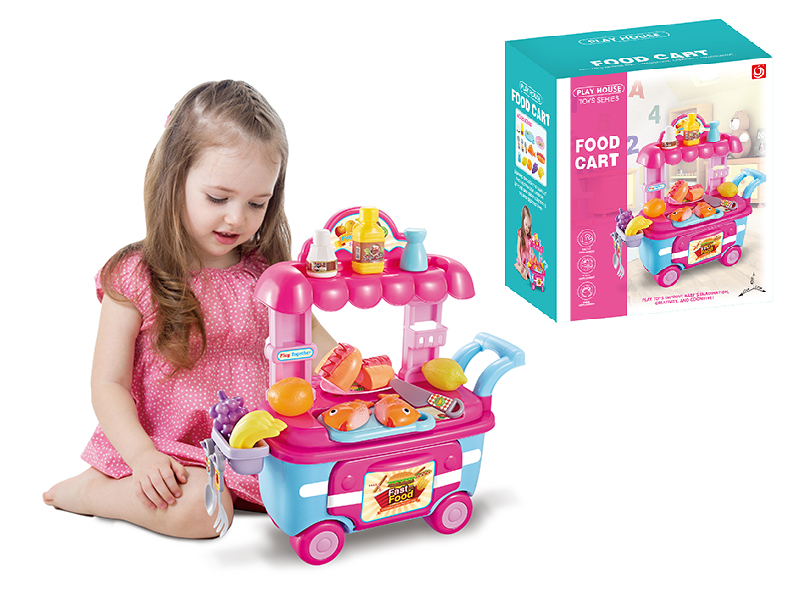 Play House Toys Food Cart