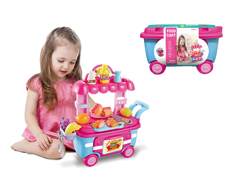 Play House Toys Food Cart