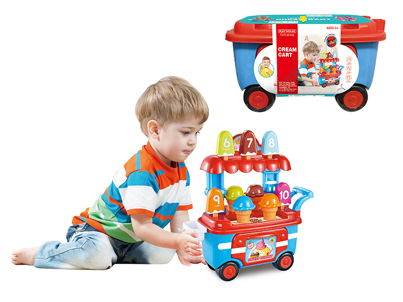 Play House Toys Ice Cream Cart