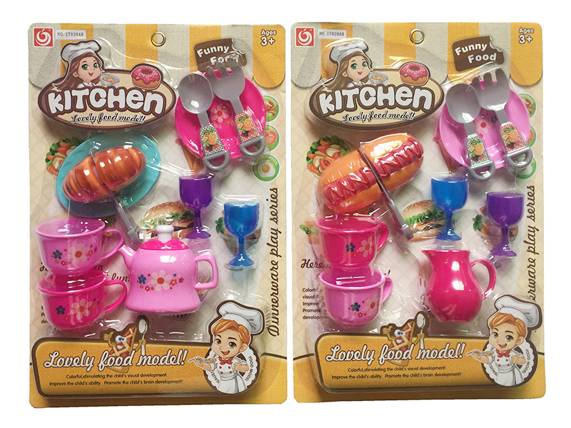 Tea Set + Cutting Toys