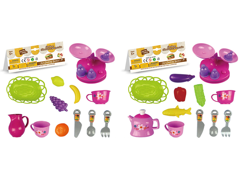 Scale + Tea Set