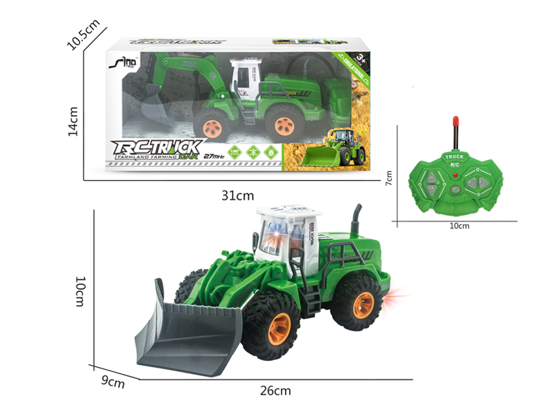 1:30 4CH R/C Flat Arm Open Circuit Farmer'S Vehicle With Light