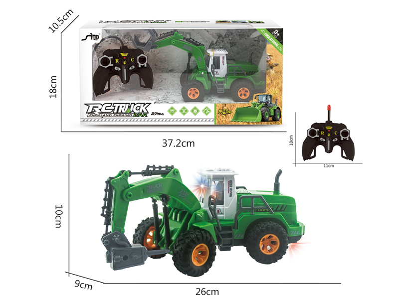 1:30 5CH R/C High Arm Drill Through Farmer'S Vehicle With Light