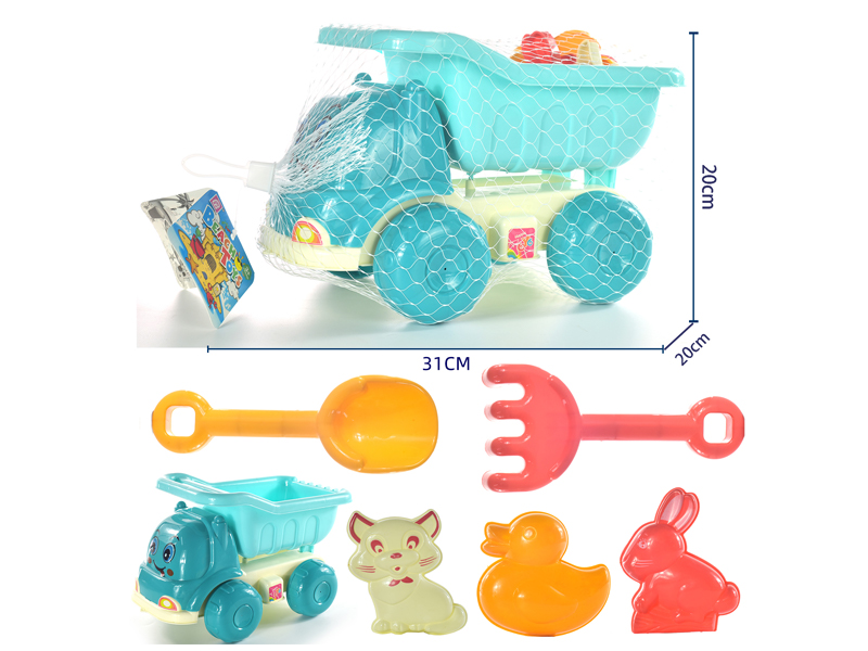 7PCS Beach Car Toy